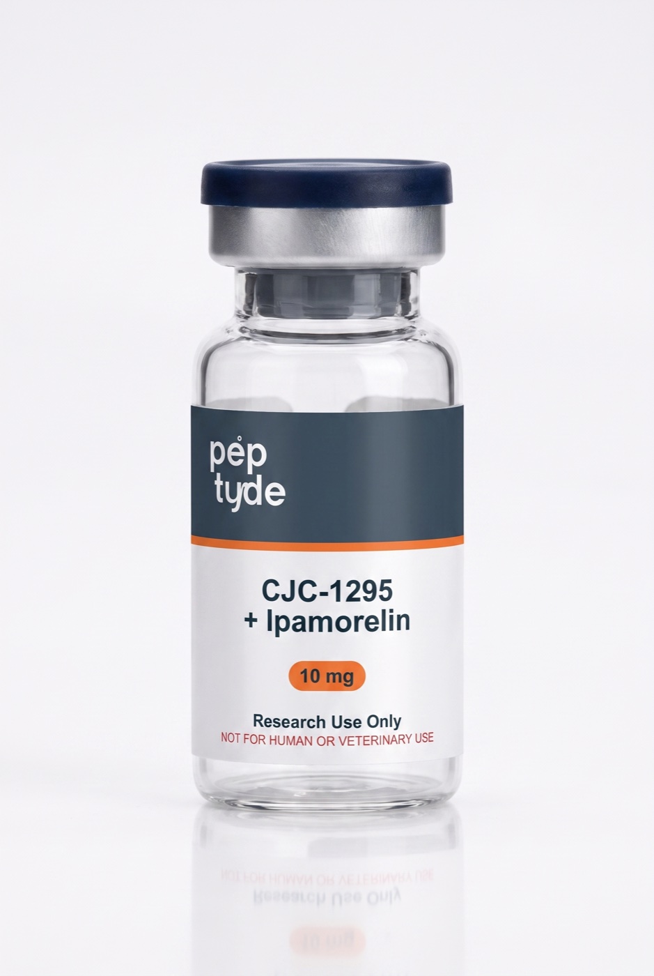 CJC-1295 + Ipamorelin vial — studio