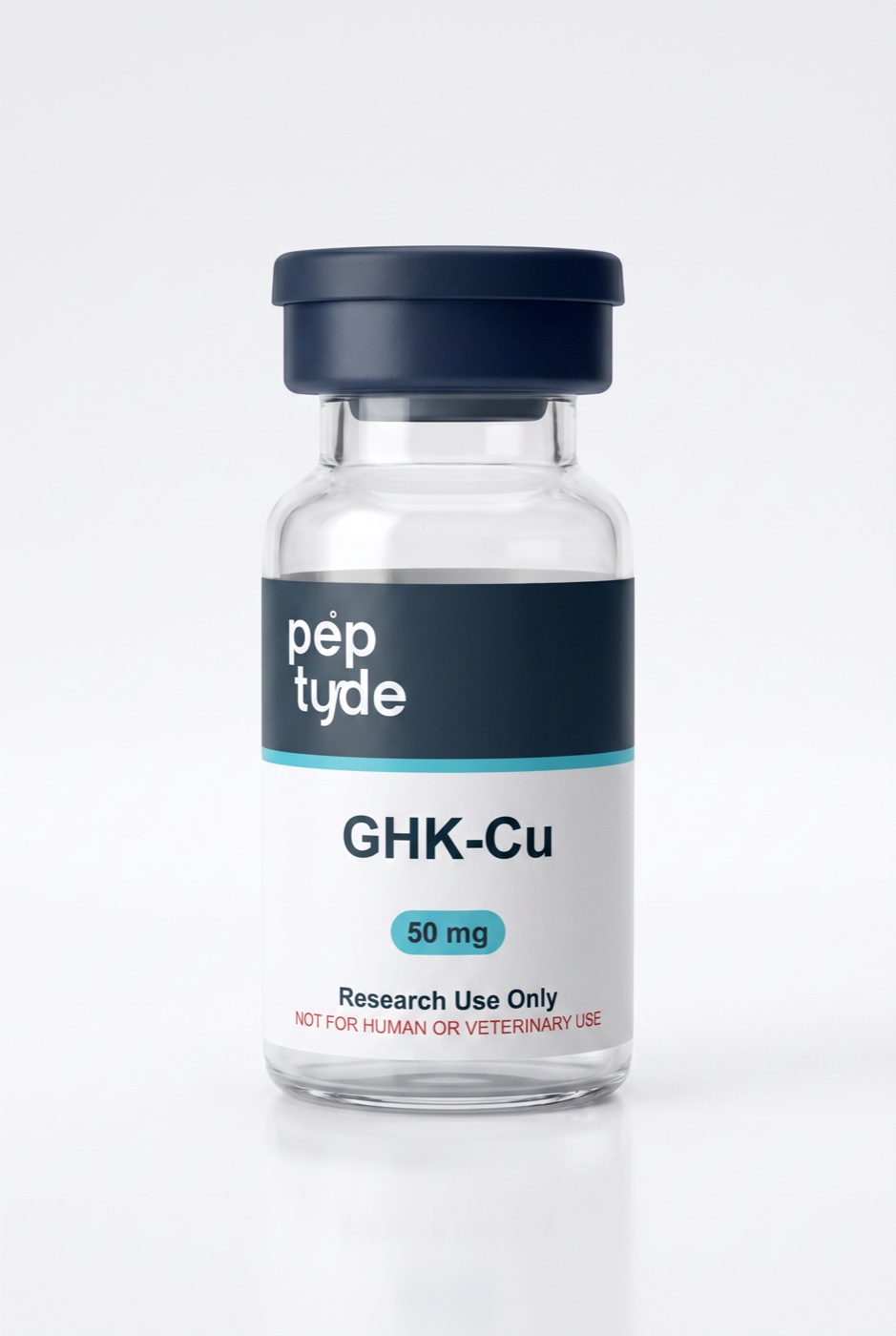 GHK-Cu vial — studio