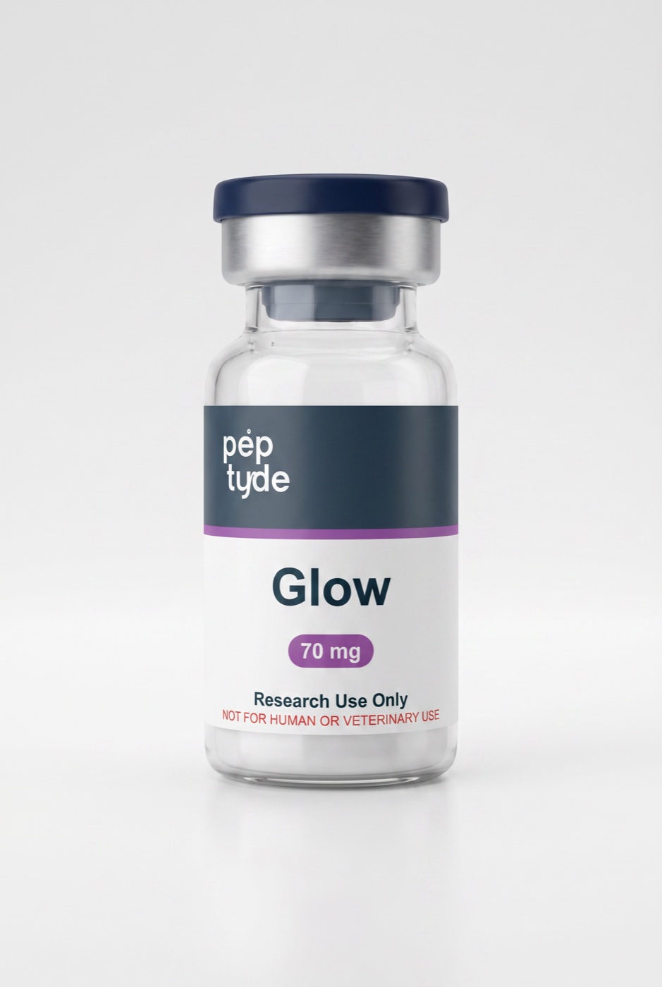 Glow vial — studio