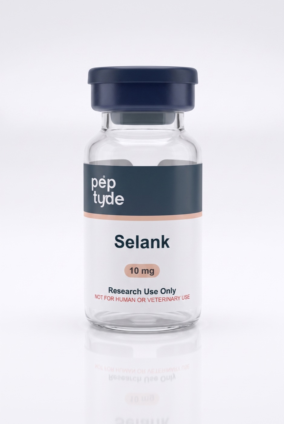 Selank vial — studio